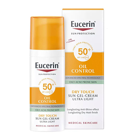 Eucerin Sun Dry Touch Oil Control SPF50+ PA+++​ Sun Gel Cream Ultra Light 